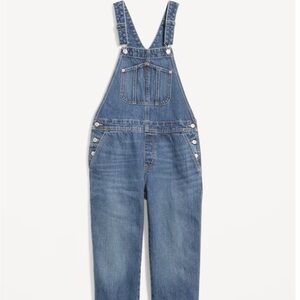 Slouchy Straight Jean Overalls